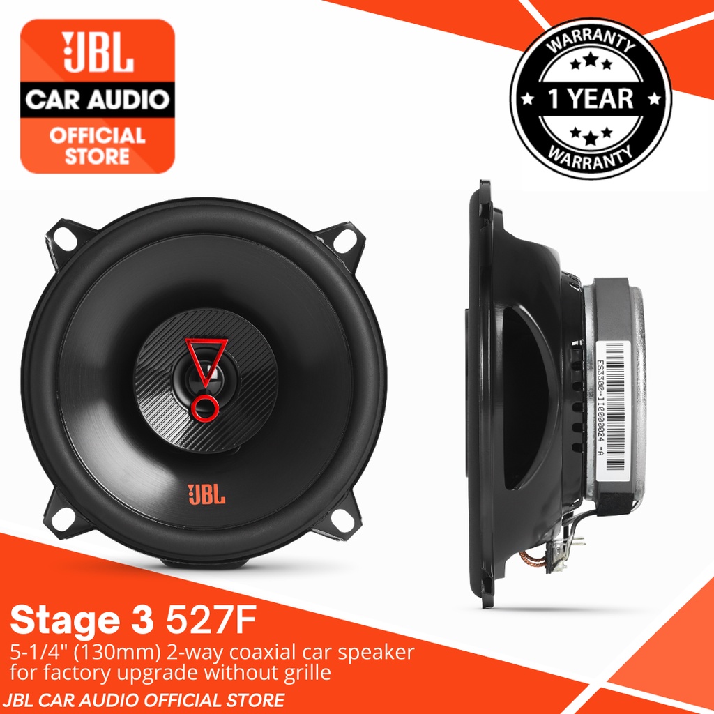 JBL Stage 3 527F 2 Way Speaker Without Grille (5") | Shopee Malaysia