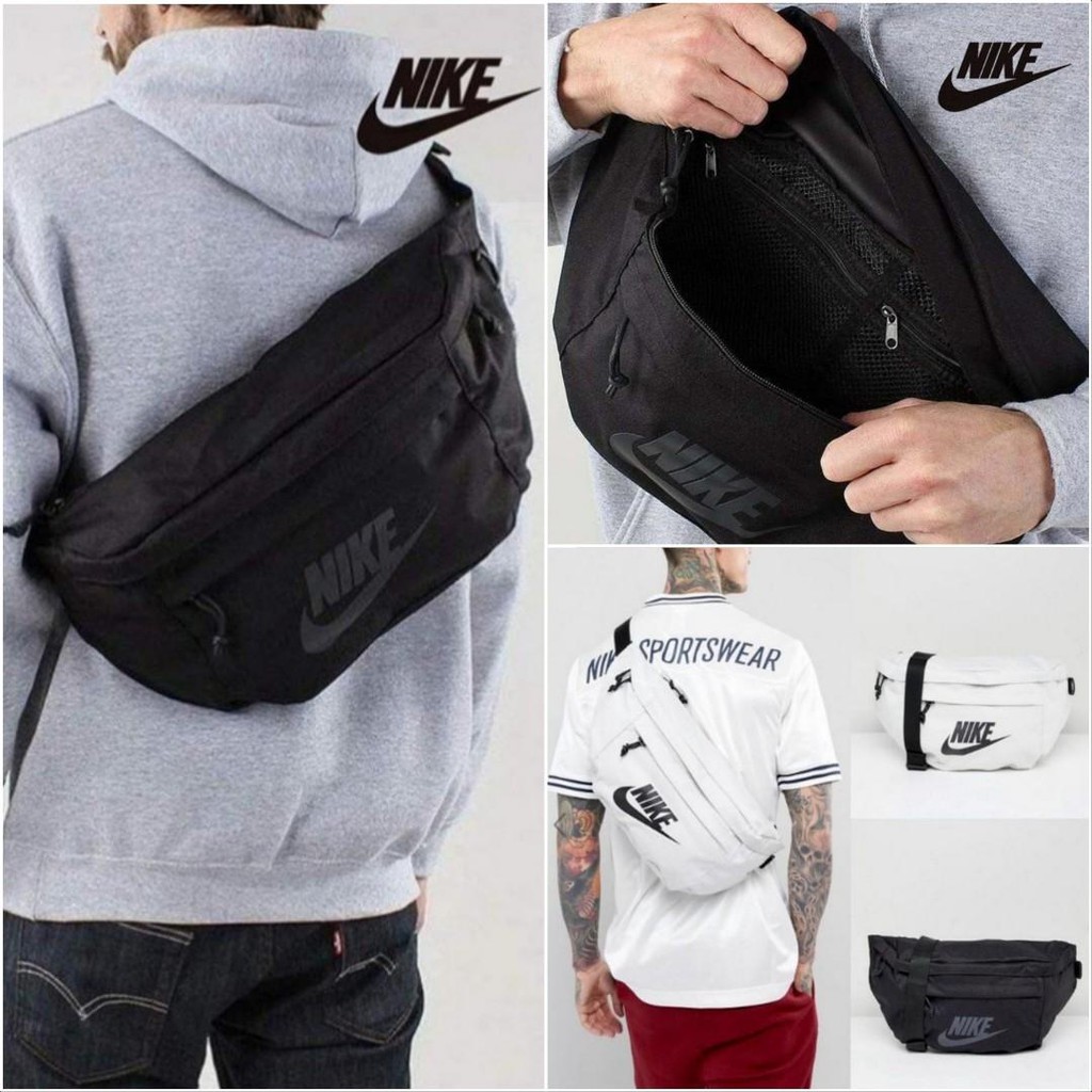 READY STOCK ! Nike tech men & women sling bag crossbody chest waist bag pouch bag xl size ...