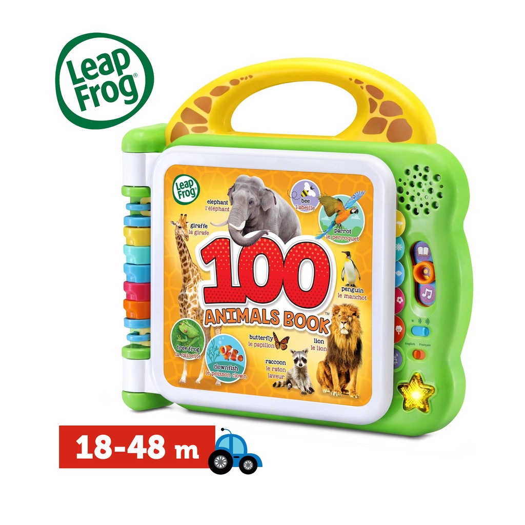 Leapfrog 100 animals book shopee malaysia
