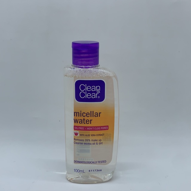 clean clear micellar water