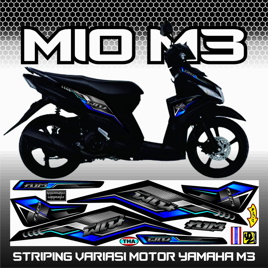 Striping Variation Mio M3 Thailook Babylook Mothai Variation Sticker Striping Variasi Mio M3 Thailook Babylook Mothai Variasi Sticker Shopee Malaysia