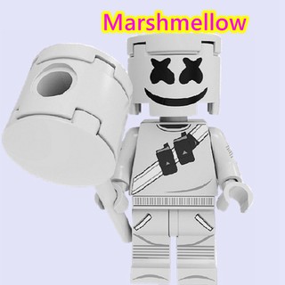 Lot DJ Marshmello Fortnite Custom Minifigure set of 3 USA seller