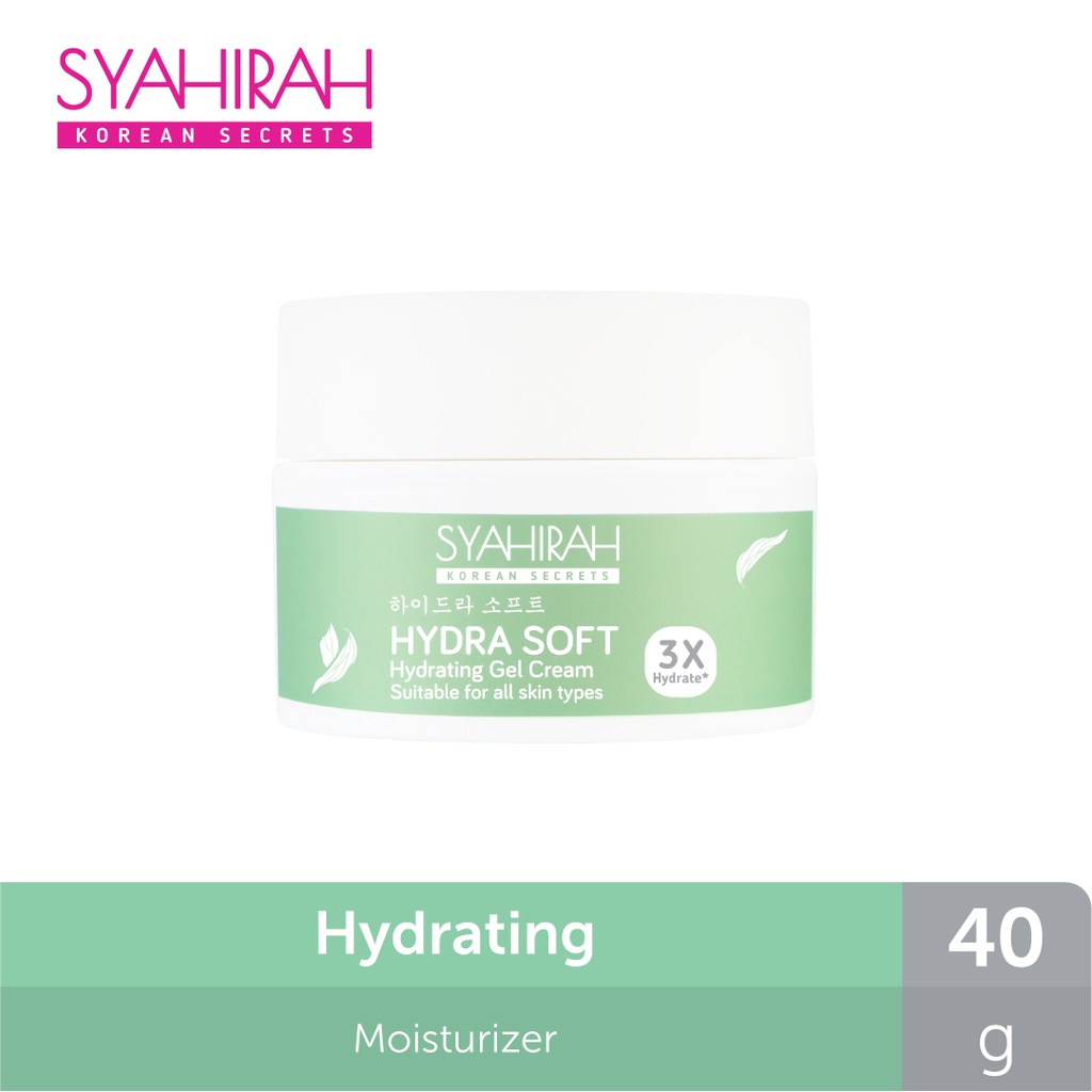 Syahirah Korean Secrets Hydra Soft Hydrating Gel Cream (40g) Shopee