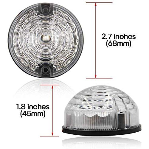 ?【ready stock】?2PCS 95MM diameter(reverse lights/back-up lights, rear fog lights) LAND ROVER DEFENDER 90 / 110 Clear lens LED LAMPS KIT 73 MM LED STYLE LIGHT 2021 new year stylecar accessories