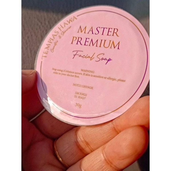 MASTER PREMIUM Facial Soap TEMPIAS HAWA / THC