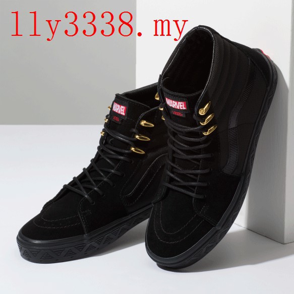 vans sk8 hi black panther