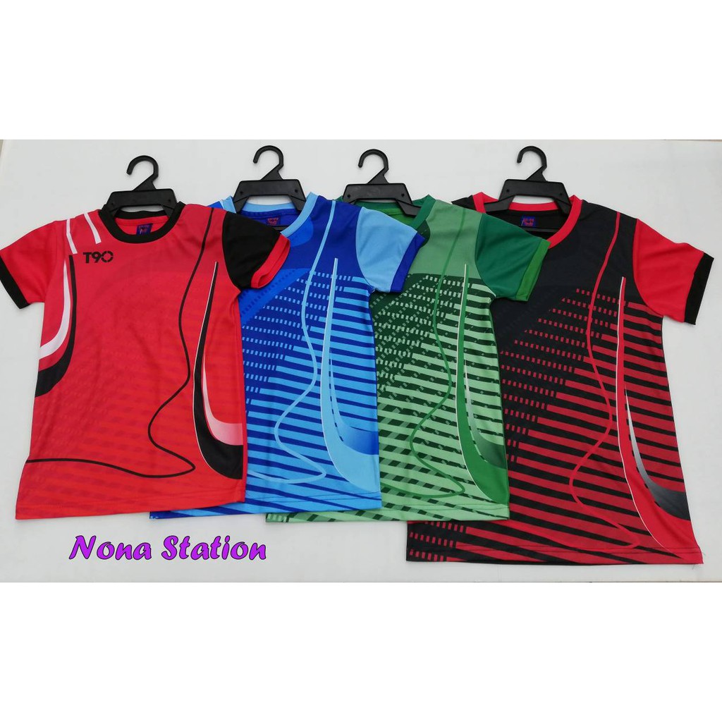 Kids T90 Sport Jersey T-Shirt Size 6-16 