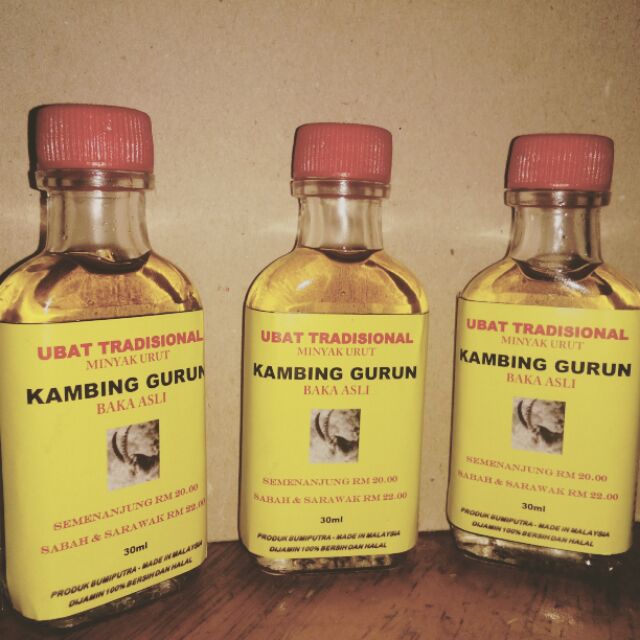 Minyak KAMBING GURUN (Produk kampung) | Shopee Malaysia