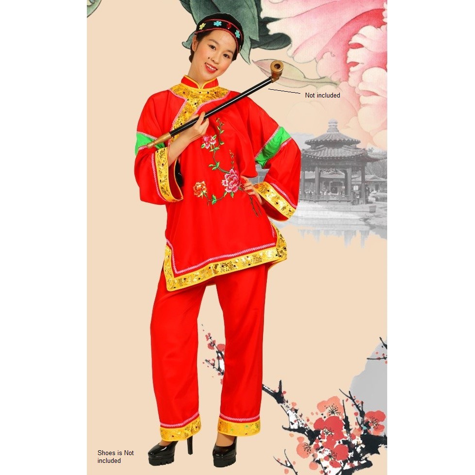 Drama Matchmaker Costume Chinese Grandma Costume Traditional Chinese Woman Matchmaker