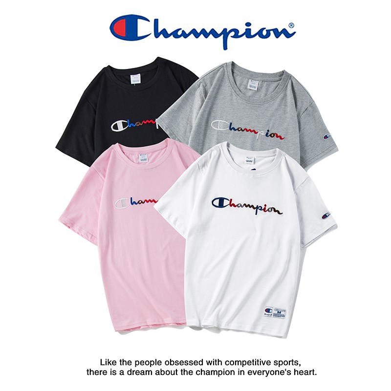 pink champion shirt men