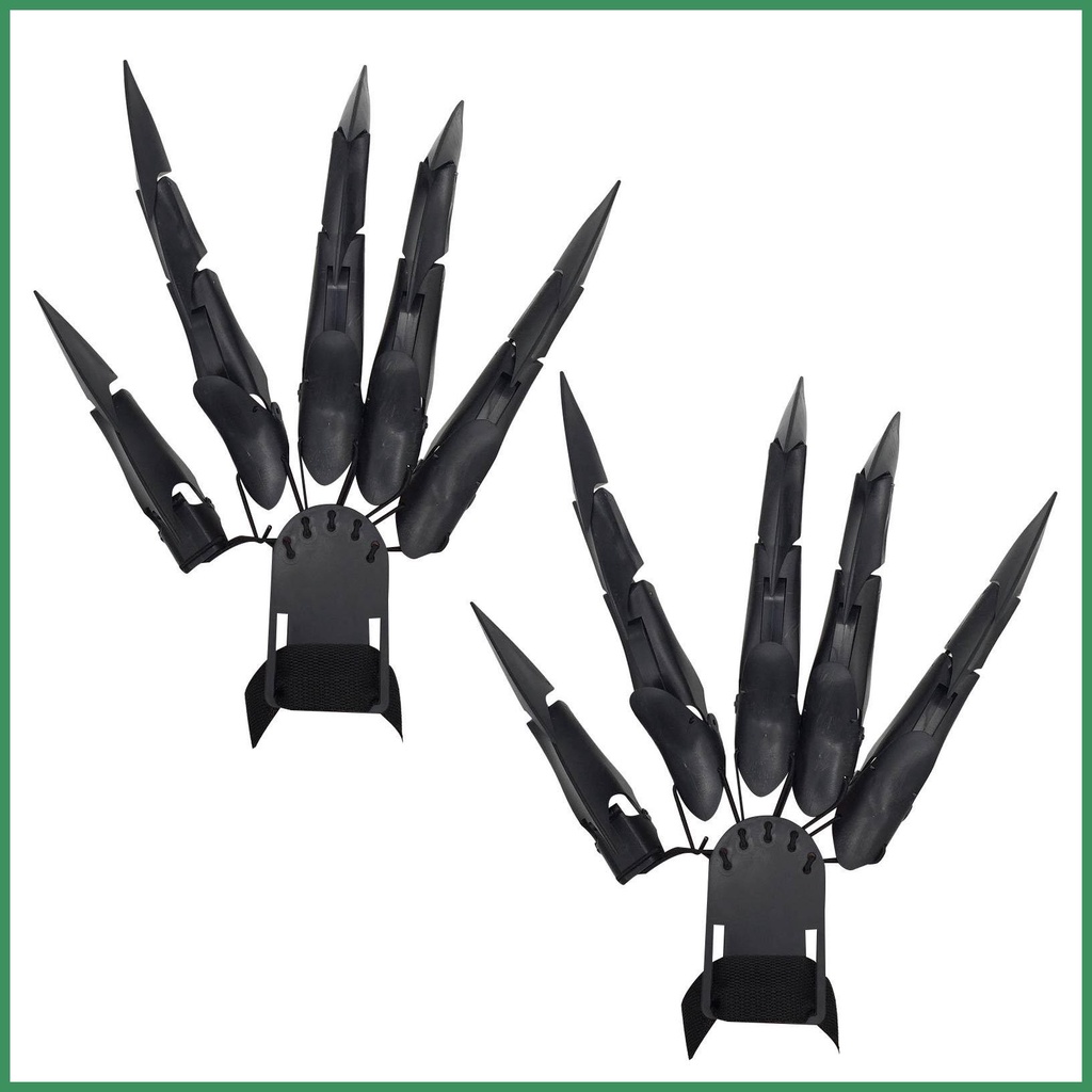 Long Articulated Fingers Flexible Skeleton Hand Claws Scarry Fake