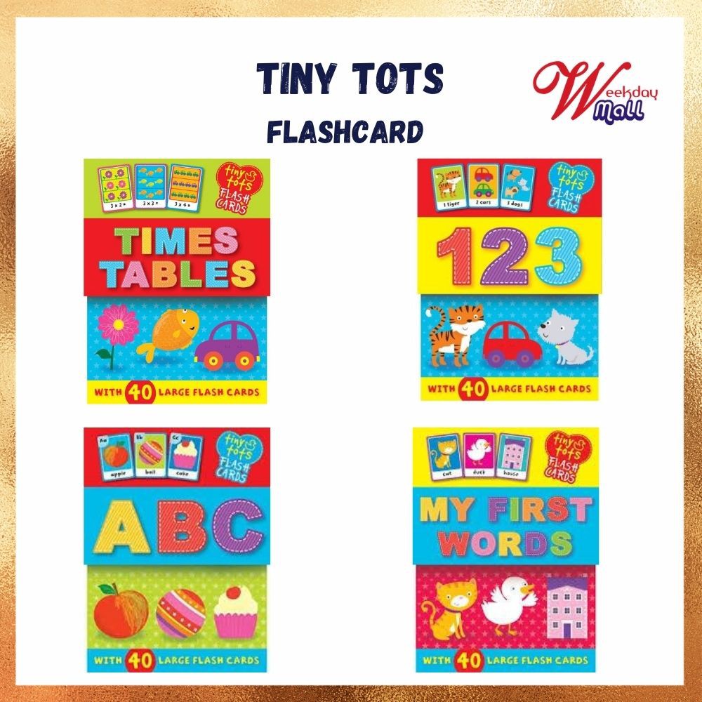 Tiny Tots Flash Cards for Kids (My First Words Flashcards) Shopee Malaysia