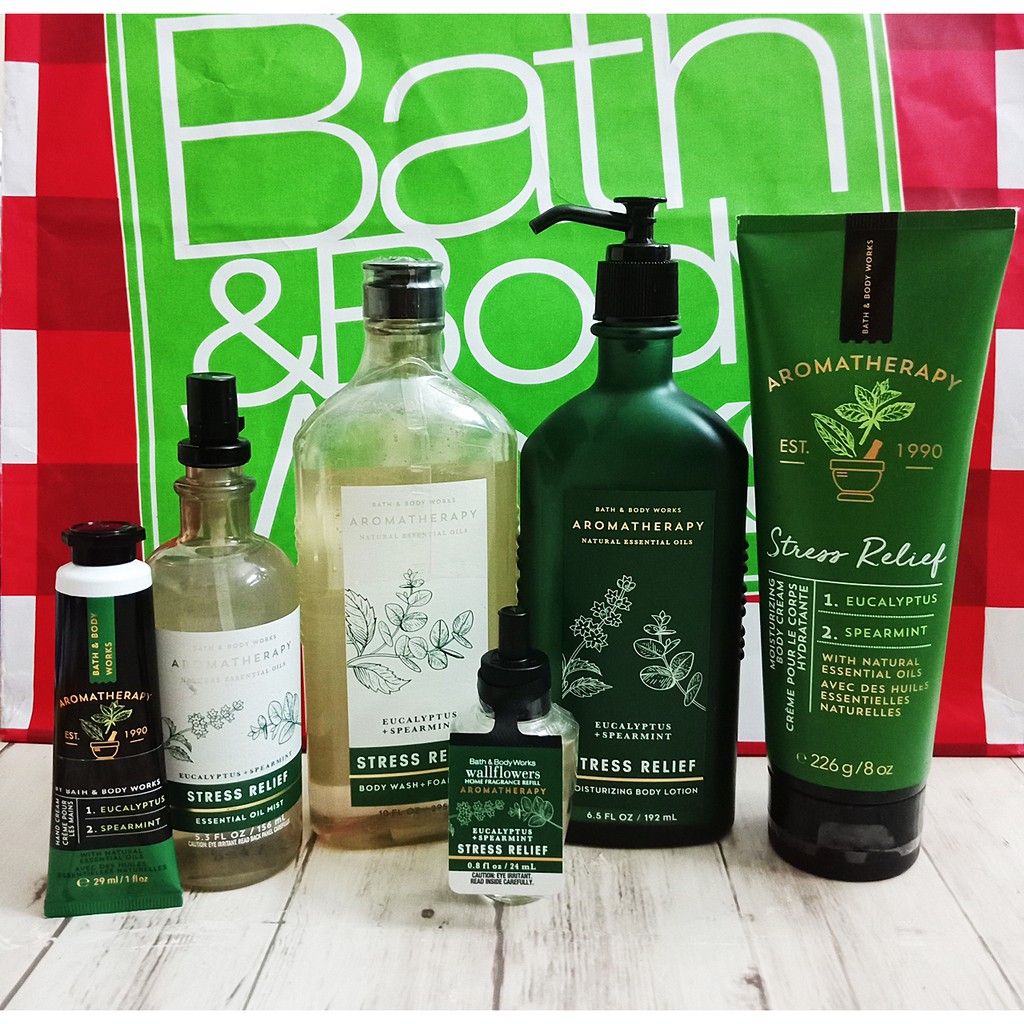 Bath Body Works Aromatherapy Stress Relief Eucalyptus Spearmint Cream