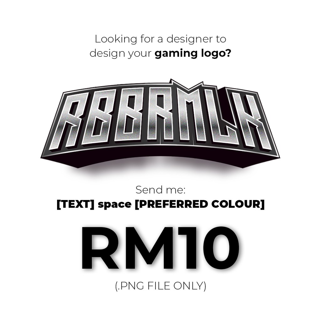 Esport Gamer Logo Design RM10-RM35 | Shopee Malaysia