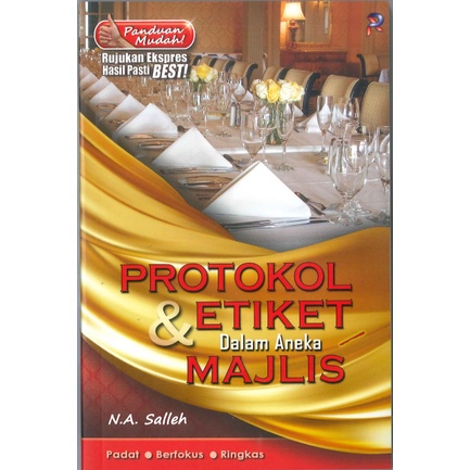 Protokol & Etiket Dalam Aneka Majlis | Shopee Malaysia