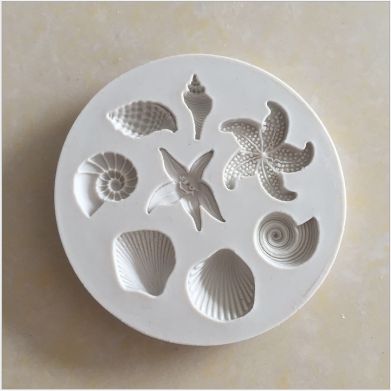 Cake Decoration Tools Diy Sea Creatures Conch Starfish Fondant