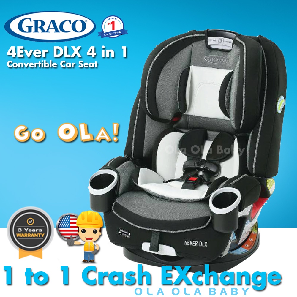 Graco 4ever Dlx All In 1 Convertible Car Seat Shopee Malaysia
