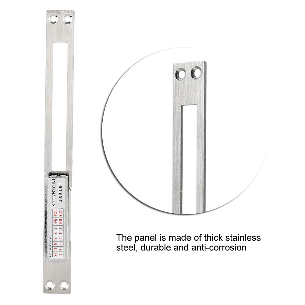 Allinit Adjustable Narrow Electric Door Lock Dc 12 V Dual Unlock