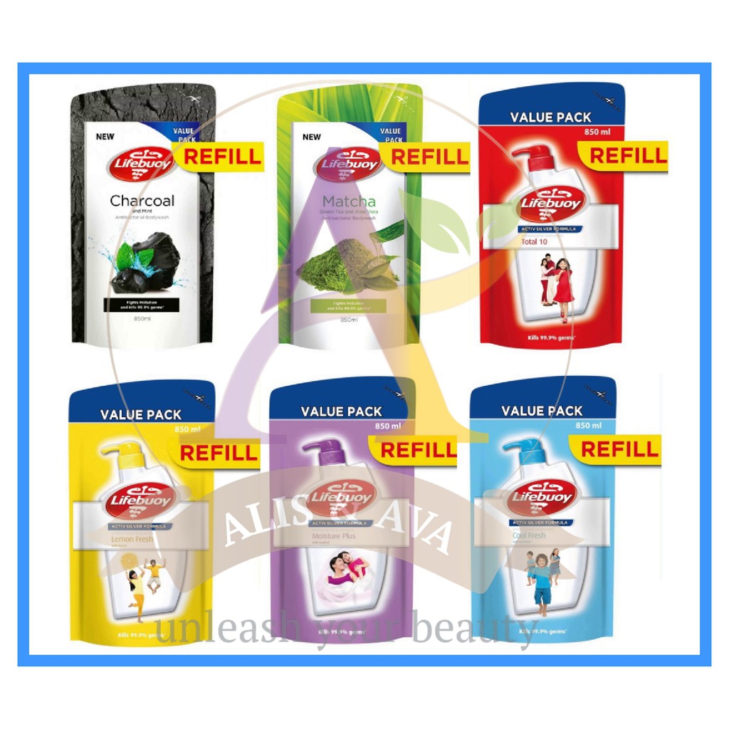 LIFEBOUY LIFEBUOY BODY WASH SHOWER GEL REFILL 850ML Shopee Malaysia