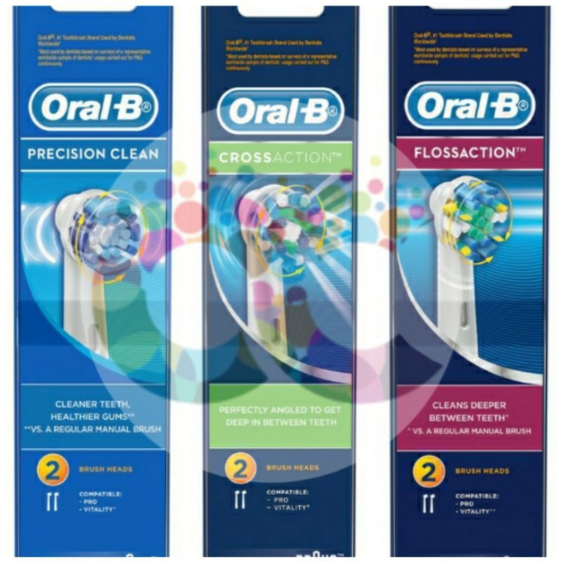 Oral-B Power Brush Set Refill (2 Pcs) | Shopee Malaysia