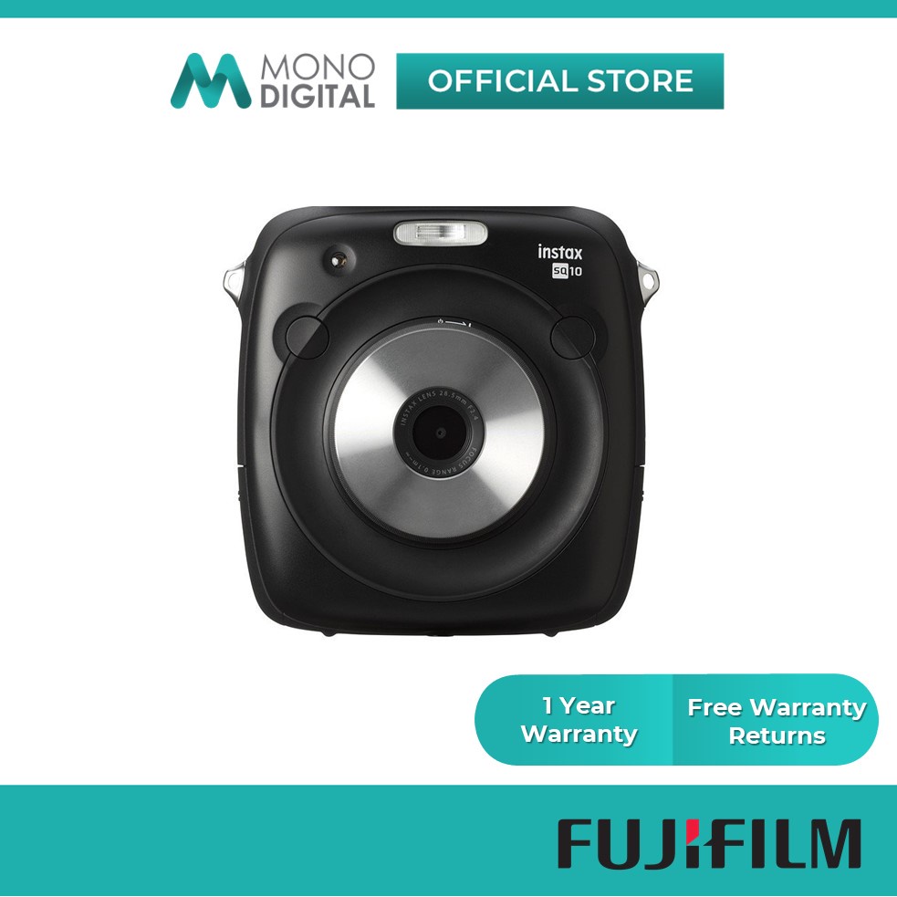 FUJIFILM Instax Square SQ10 Instant Camera with Dual Shutter Button Print & Edit Photo