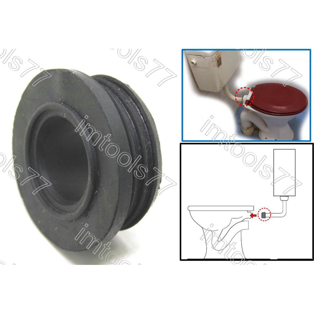 fitting cistern to toilet pan