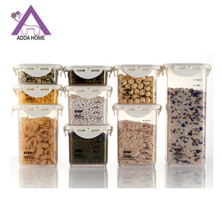 Air Sealed Transparent Food Container Food Grade Kitchen Storage Organizer 保鲜食物密封罐