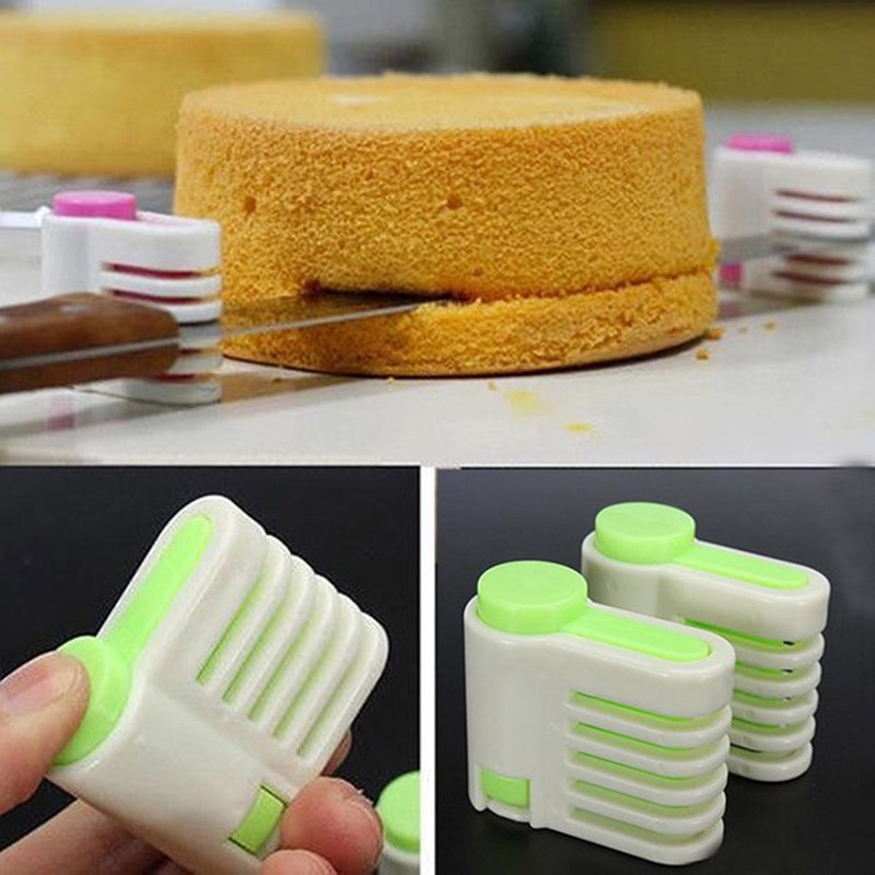 5Layers Bread Slicer Food-Grade Plastic Cake Bread Cutter Cutting Bread Knife Splitter Toast Slicer Kichen Baking