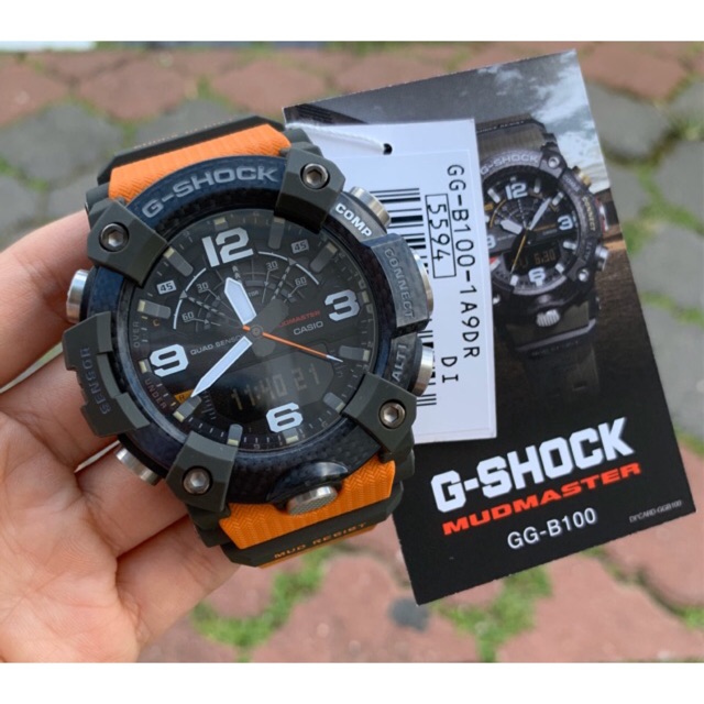 casio g shock mudmaster orange