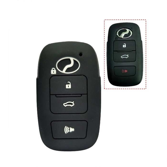 Car Key Bag For Perodua MYVI 2022 AllNew Ativa Keyless Remote Silicone