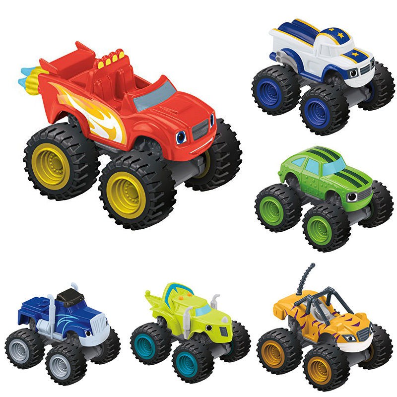 Fashion Blaze and The Monster Machines Vehicles Racer Cars Toys Trucks ...