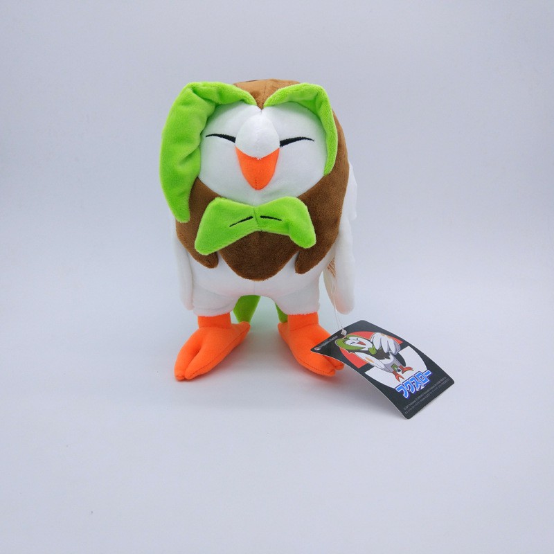 pikachu rowlet plush