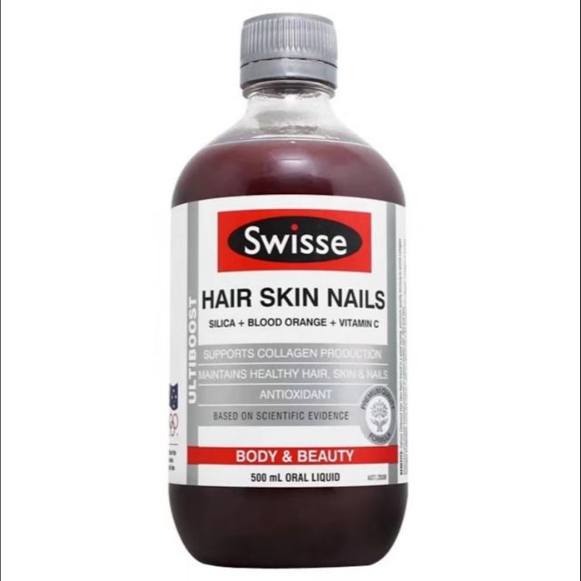 Swisse Ultiboost Hair Skin Nails 500ml | Shopee Malaysia