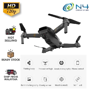 Murah Drone E58 WIFI FPV With Wide Angle 720P HD Camera Height Hold Mode, Foldable Arm RC Four-Axis Drone