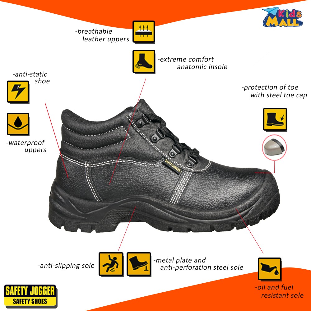 SAFETY JOGGER SAFETY BOOT SAFETY SHOES MEN MIDDLE CUT Shopee Malaysia