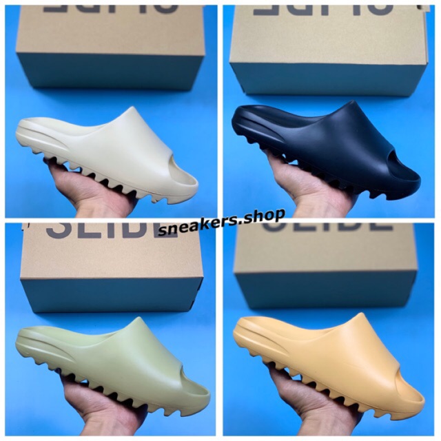 yeezy blue slides