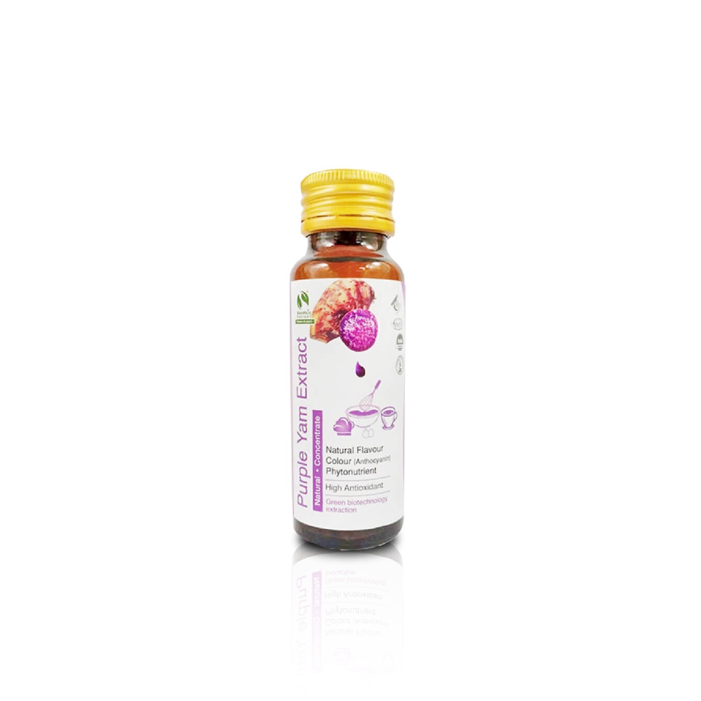 Natural Ube Purple Yam Flavour Extract Liquid 60g. Halal & GMP . Rich