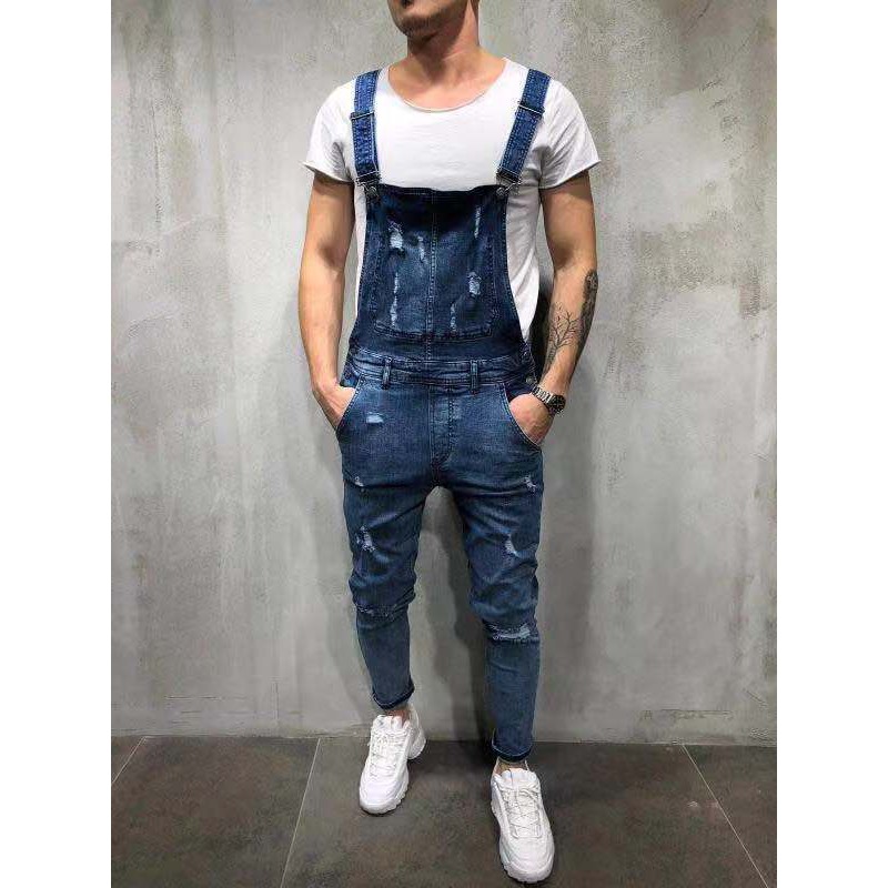 mens denim one piece jumpsuit