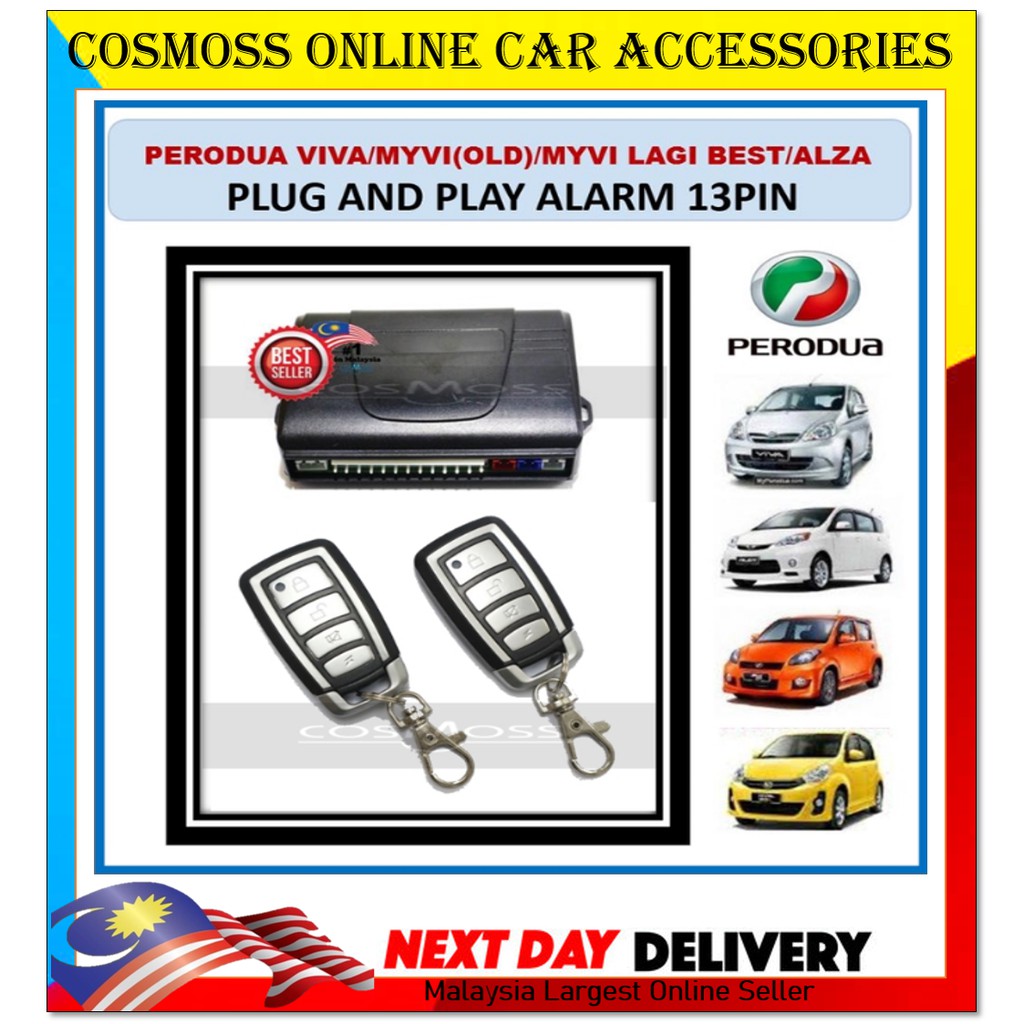 Perodua Viva Alza Myvi Lagi Best Myvi Old OEM Car Alarm Security System
