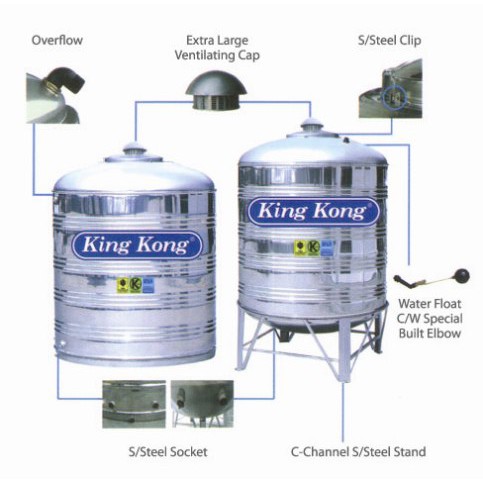 Water Tank Stainless Steel King Kong Tangki Air Shopee Malaysia