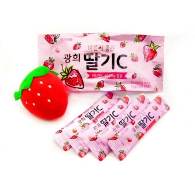 Kwanghee Strawberry Vitamin C Powder Korea 韩国kwanghee光熙草莓维他命c粉