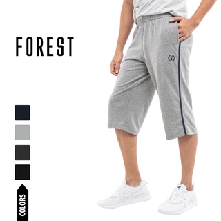 Forest 100% Cotton Single Jersey 3 Quarter Pants Men Shorts Casual Short Pants Men | Seluar Pendek Lelaki - 65539