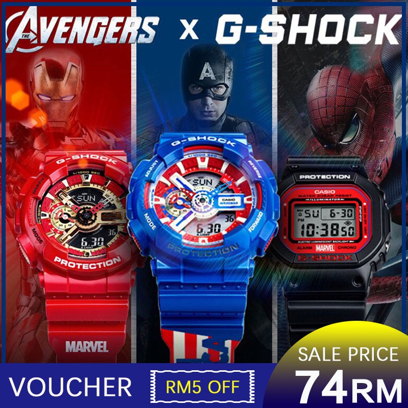 casio g shock avengers