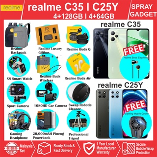 Realme C35[4GB+128GB]C25Y[4GB+128GB]C21Y[4+64GB]C11[2+32GB]Realme C15🎁Original Realme Malaysia Warranty