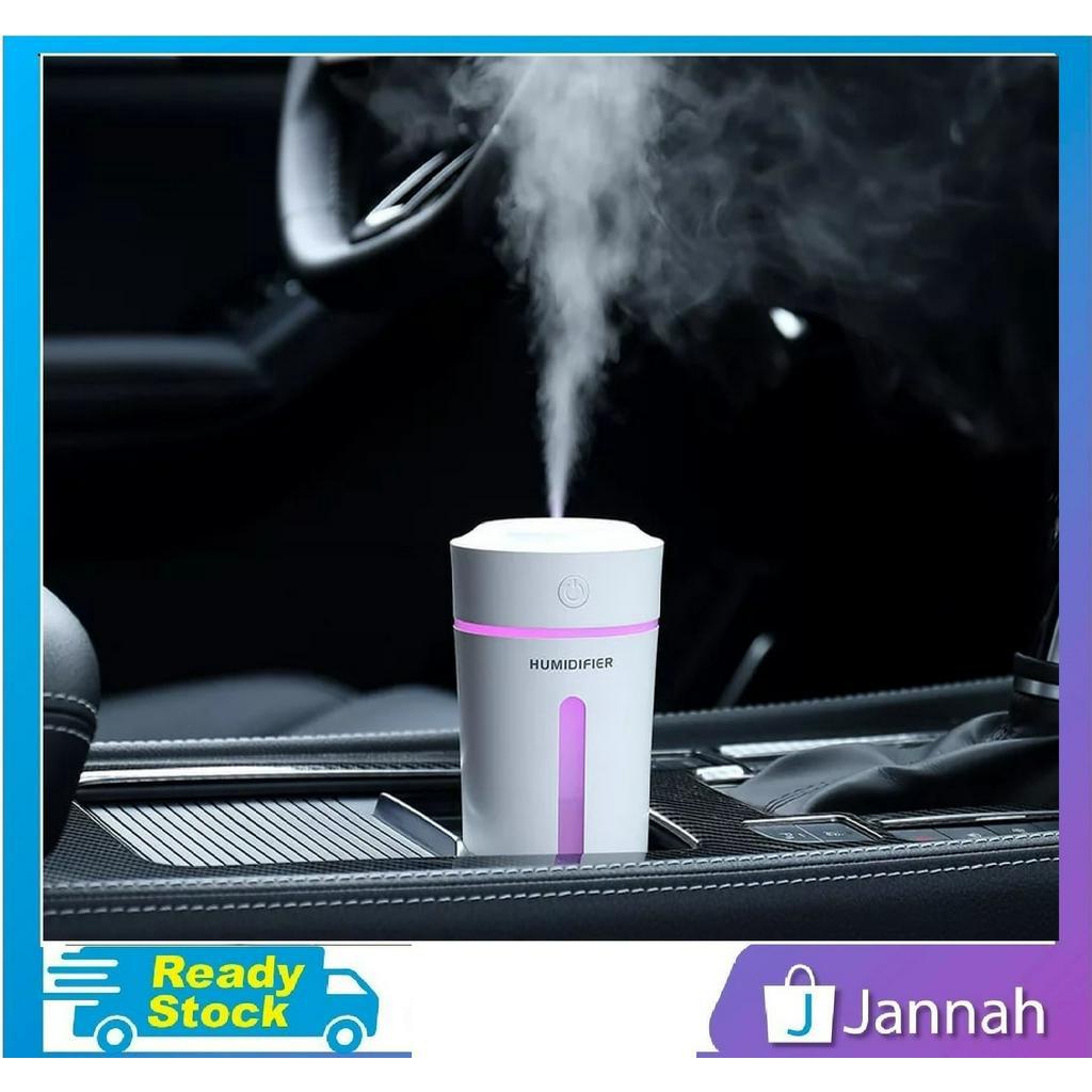 Jannah 270ML/ 450ML Cup Portable Aroma Ultrasonic Humidifier Air Purifier Car Room Office Mist Maker 12W7