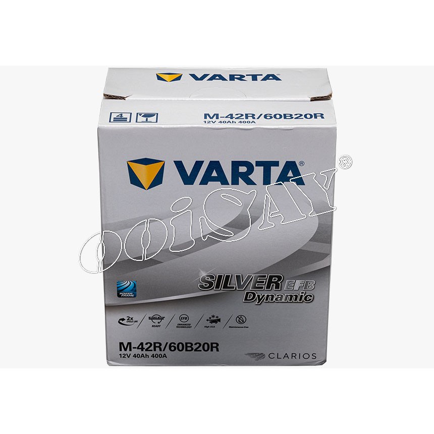 Varta M42r 60br Efb Stop Start Battery Car Battery Aruz Eco Idle Shopee Malaysia