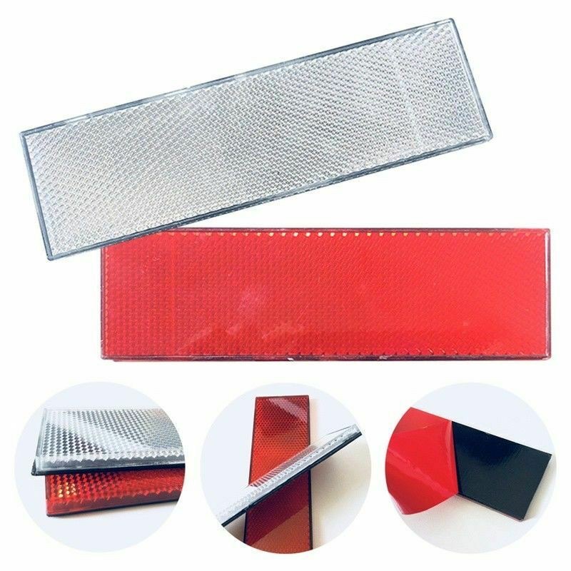 P Car Truck Vehicle Tail Plastic Reflector Sign Reflective Plate Nighr Tape Automative Body Safety Warning Sticker 4053