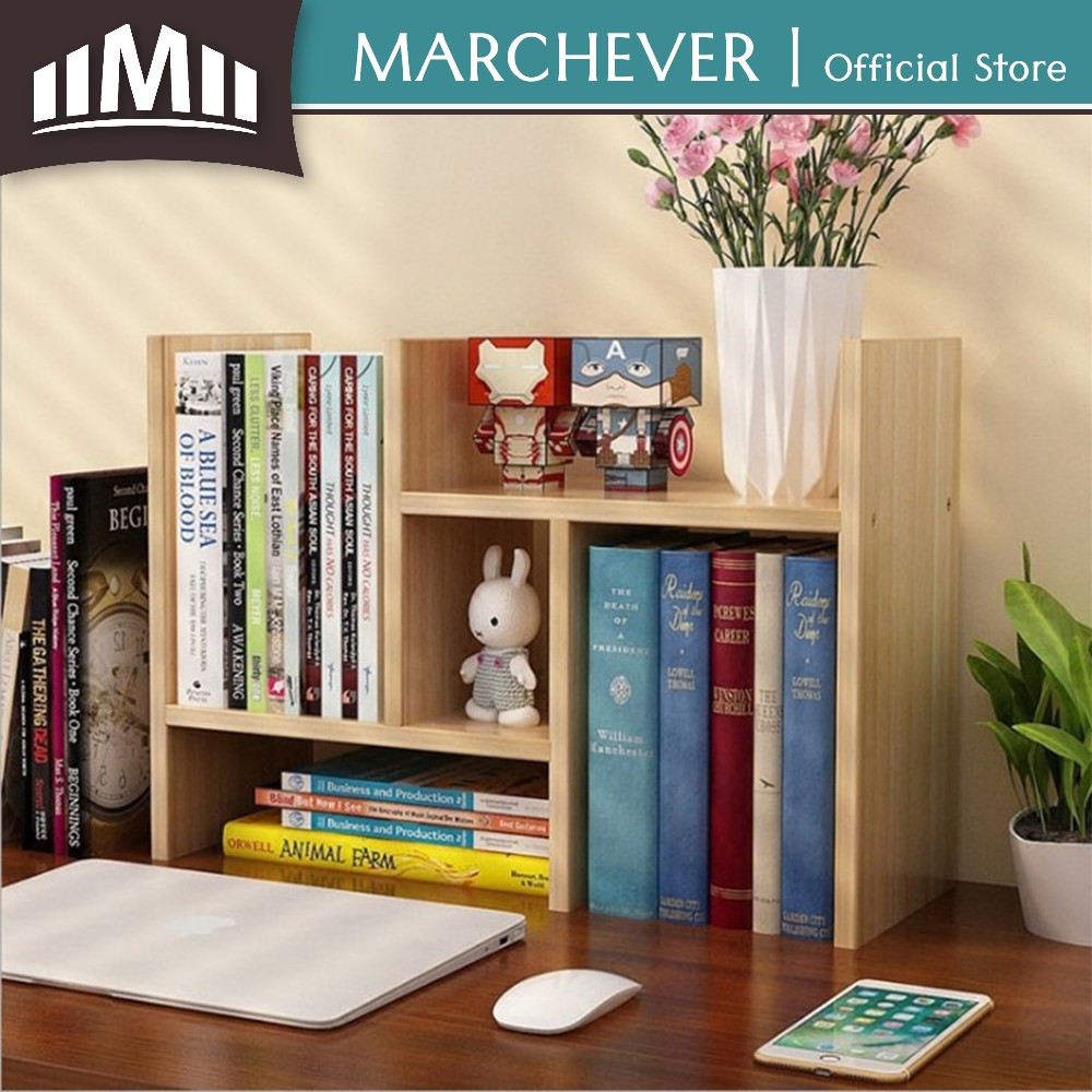 Adjustable Book Shelf Portable Office Table Book Rack ...