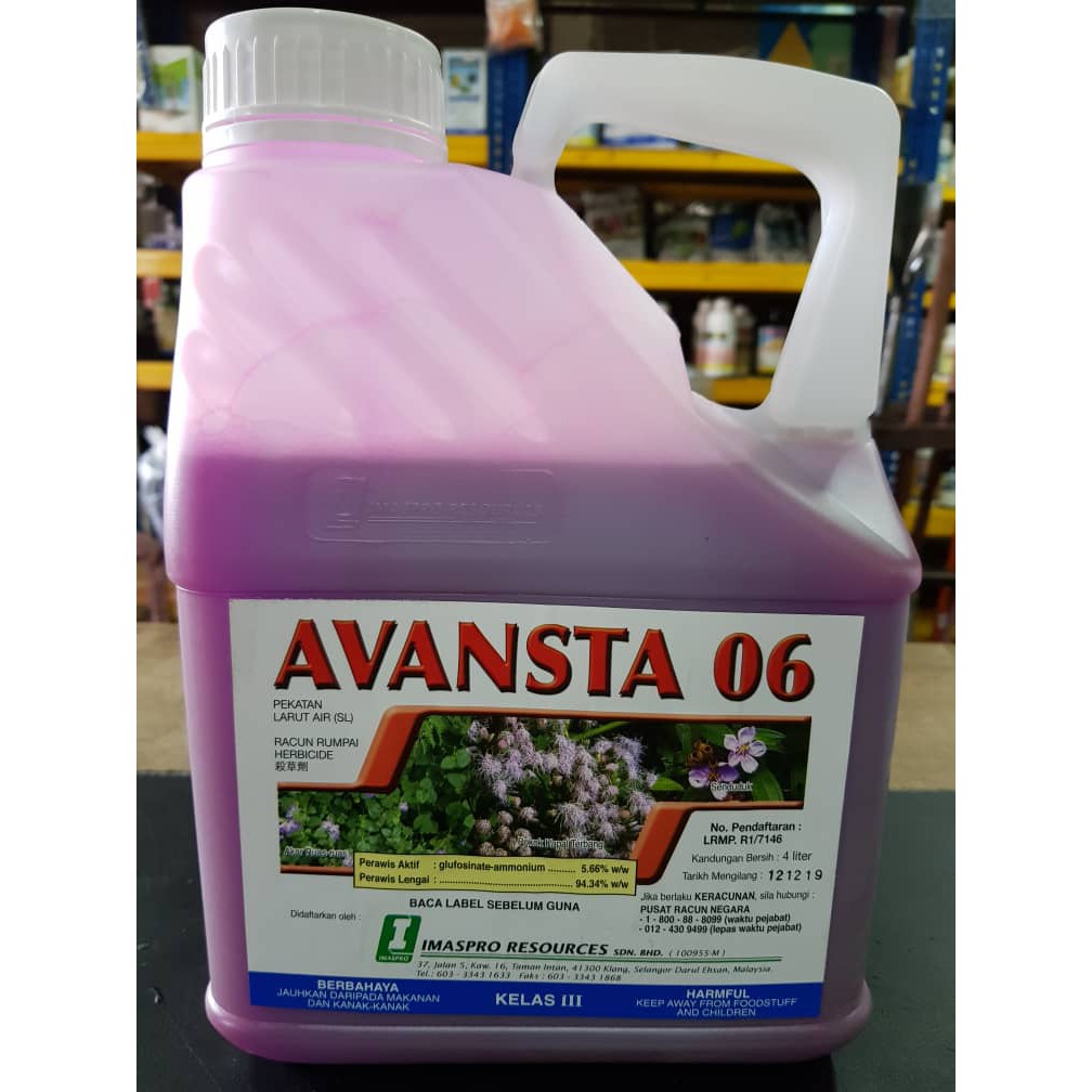 AVANSTA 06Herbicide RUMPAI  TERUTAMA RUMPUT  SAMBAU 4 