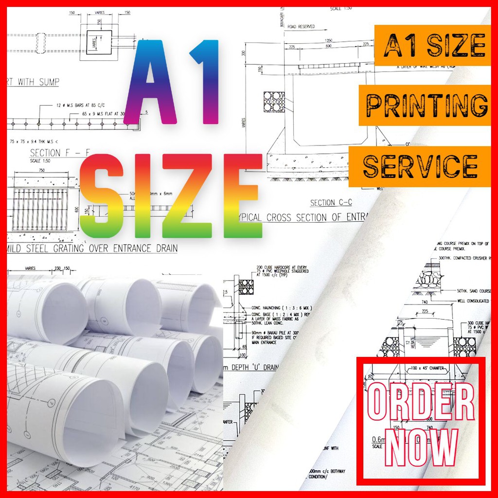 A1 Printing A1 Size [Plain Paper] Plan Printing | Shopee Malaysia